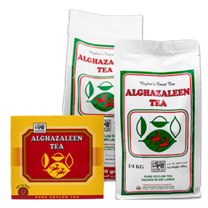 AL GHAZALEEN PURE CEYLON TEA

 شاي الغزالين السيلاني الفاخر