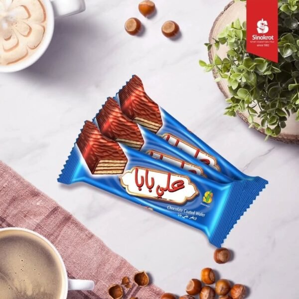 Ali Baba Milk Chocolate Wafer ●  600g by Sinokrot ويفر بسكويت مطلي بشوكولاته الحليب - Image 3