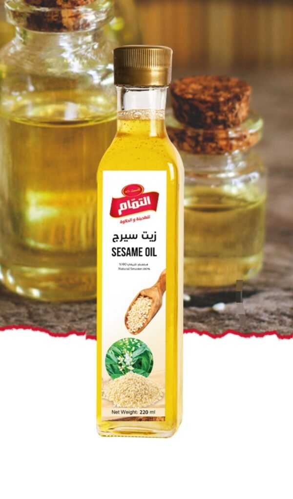 SESAME OIL ● 220 mL.

زيت سمسم - سيرج