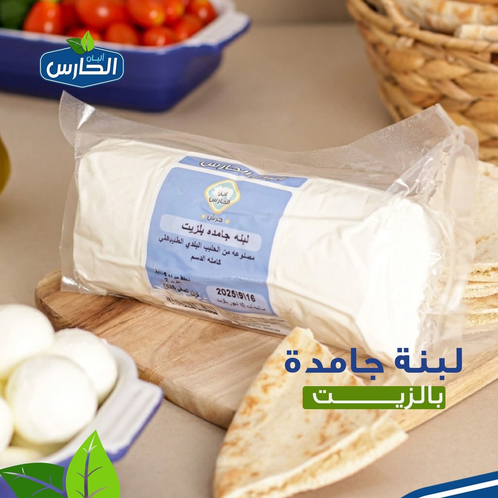 Hard Labneh ● 500 grams لبنة بلدية جرشية جامدة للزيت
