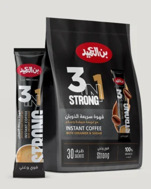 AL AMEED 3 IN 1 STRONG INSTANT COFFEE (30 SACHET)

 قهوة سريعة الذوبان  مع كريمة مبيضة و سكر