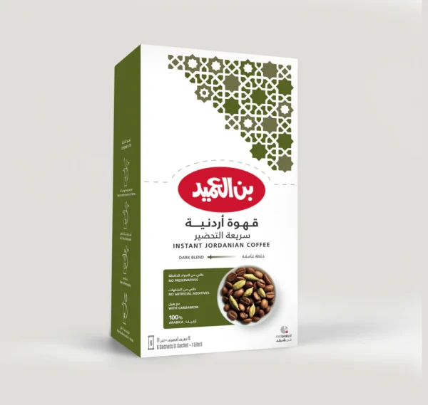 AL AMEED INSTANT JORDANIAN COFFEE (6 Sticks x 144 g)

 قهوة أردنية سريعة التحضير
