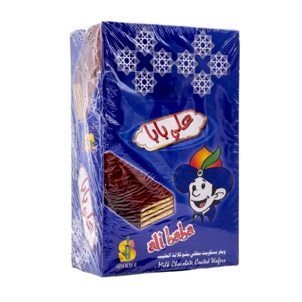 Ali Baba Milk Chocolate Wafer ●  600g by Sinokrot ويفر بسكويت مطلي بشوكولاته الحليب