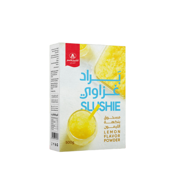 SLUSHIE ( LEMON FLAVOUR POWDER )● 500 Gبراد غزاوي -مسحوق بنكهة الليمون