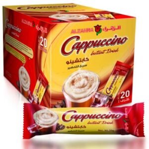 AL ZAHRA CAPPUCCINO (Instant Drink) ● 30 grams 

كبتشينو سريع التحضير اصابع