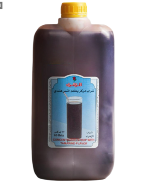 CONCENTRATED SYRUP ● 4 Lit. (65 brix)    شراب مركز الزهراء