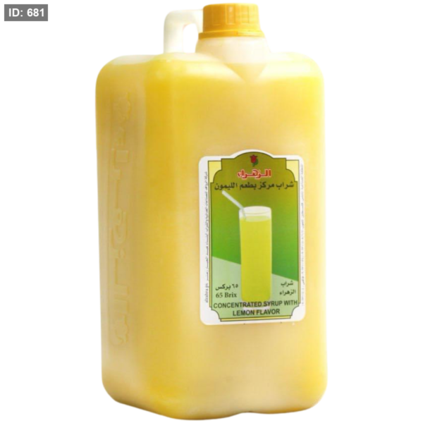CONCENTRATED SYRUP ● 4 Lit. (65 brix)  

  شراب مركز الزهراء - Image 14