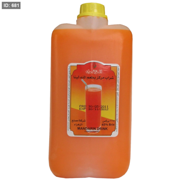 CONCENTRATED SYRUP ● 4 Lit. (65 brix)  

  شراب مركز الزهراء - Image 8