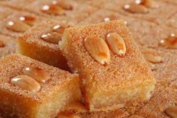 Namoura (Harissa : Palestinian Sweet) ●1 Kg.  هريسة ( بسبوسة ، نمورة ) - Image 2