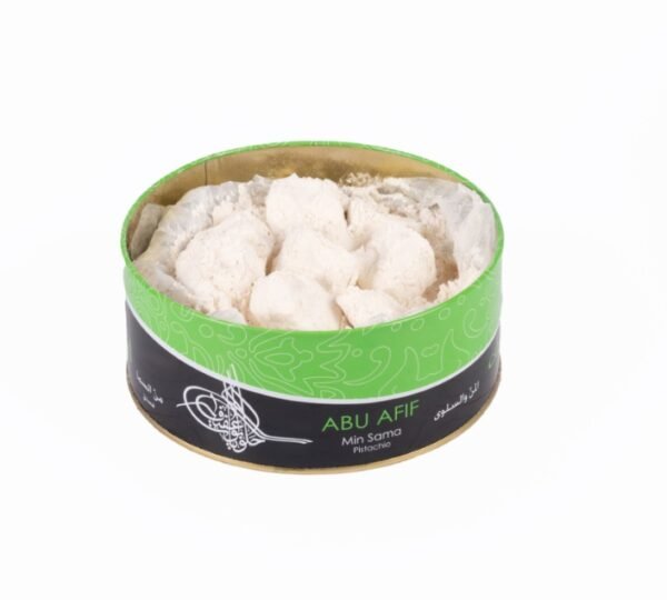 ABU AFIF Min Al Sima Pistachio with Flour ● 500 grams
 حلويات أبو عفيف (المن و السلوى) - Image 2