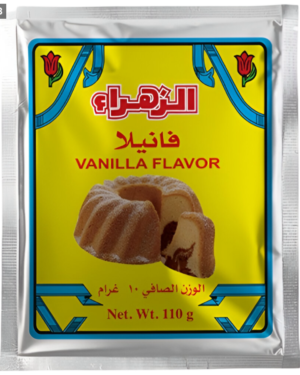 Vanilla Flavor ( Set 5 bags × 10 g. )  فانيلا الزهراء