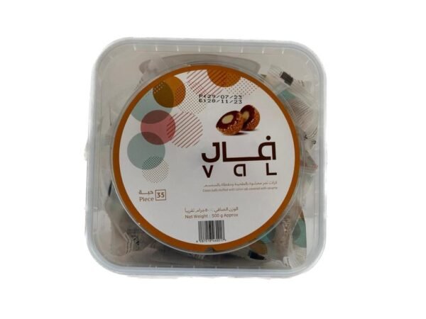 V A L: Date balls stuffed with tahini 
 فال: كرات تمر محشوة بالطحينة - Image 6