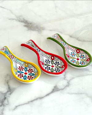 Ceramic painted spoon
 ملعقة سيراميك ملونة