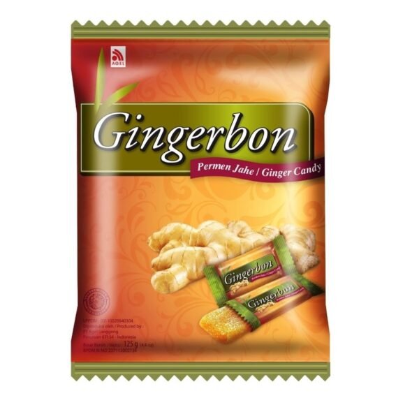 Gingerbon Ginger Sweets Chews Permen Jahe Original 125g - Image 2