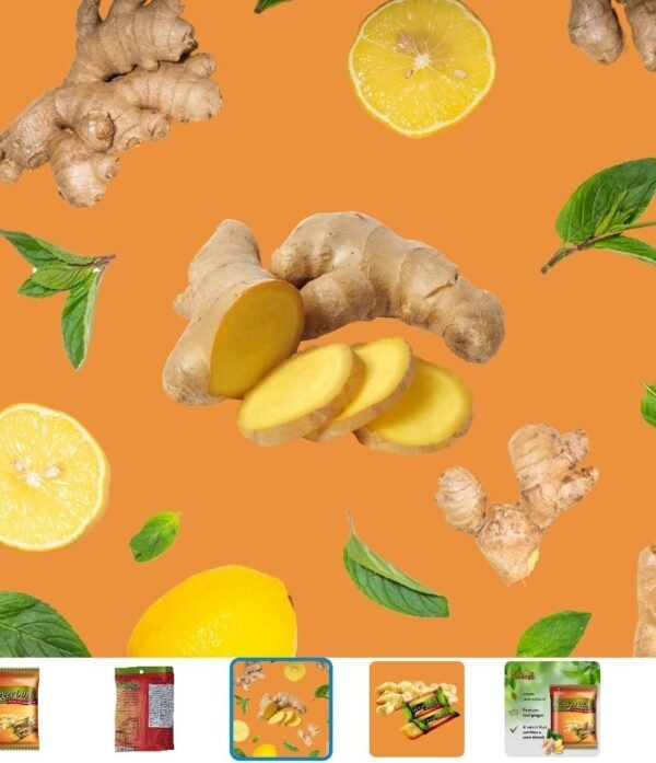 Gingerbon Ginger Sweets Chews Permen Jahe Original 125g