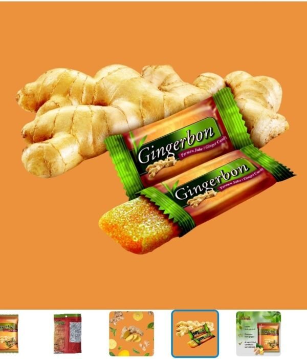 Gingerbon Ginger Sweets Chews Permen Jahe Original 125g - Image 5