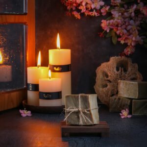 Bzuriyeh Oud Amber Bar Soap صابون العود والعنبر بزورية