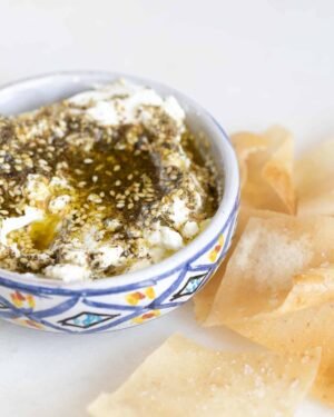 Labneh with Thyme ●600 grams 
لبنة بالزعتر