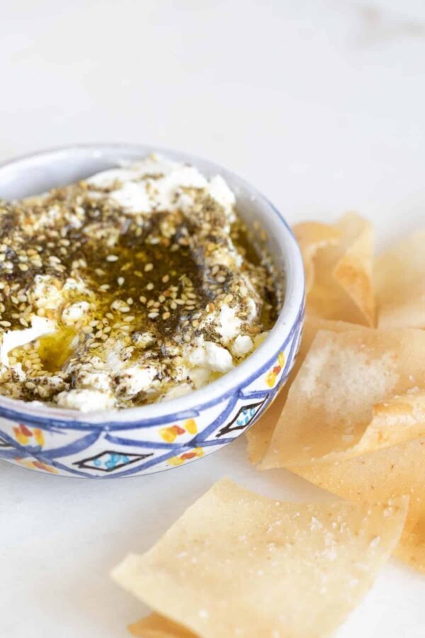 Labneh with Thyme ●600 grams 
لبنة بالزعتر