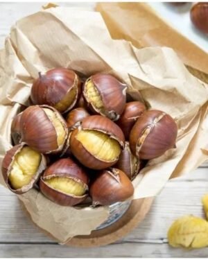 Organic Peeled roasted Chestunts ●100 grams كستناء عضوية مشوية و مقشرة