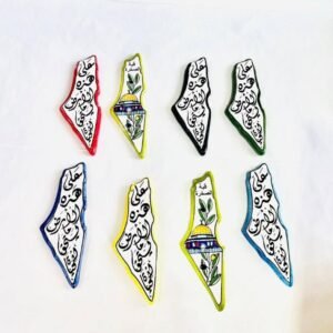 Ceramic Palestine map خارطة فلسطين سيراميك