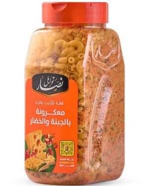 معكرونة بالجبنة و الخضار ( توابل وبهارات نصار )