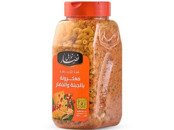 معكرونة بالجبنة و الخضار ( توابل وبهارات نصار )