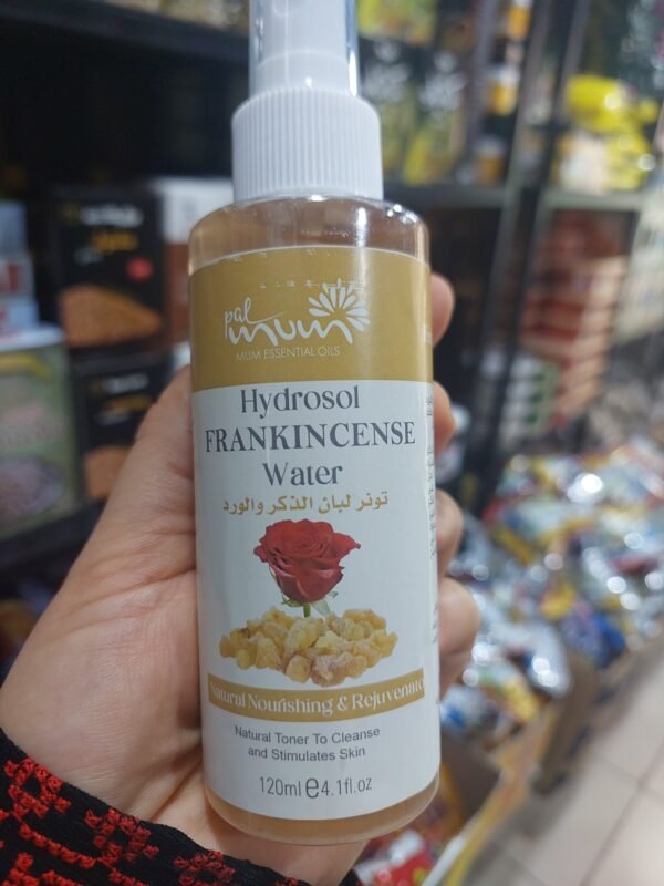 Hydrosol Frankincense Water ●120 mL. 
تونر لبان الذكر و الورد