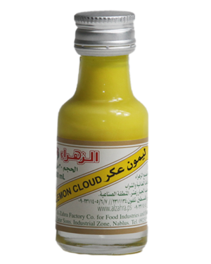 Al Zahra Lemon Cloud ● 30 mL.
اسانس ليمون عكر - الزهراء