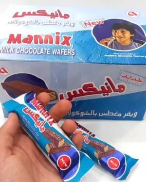 Mannix. Milk Chocolate Wafers ● 48 Pecies 
 مانيكس ويفر مغطس بالشوكولاته