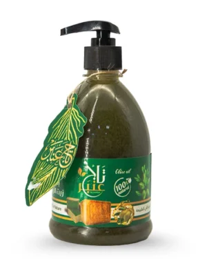 liquid laurel soap 500 mL. صابون غار سائل للجسم و اليدين (مصنوع من مستخلصات وزيوت طبيعية)
