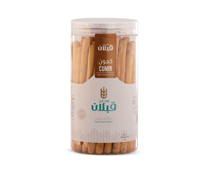 موالح عيدان بنكهة الكمون مخابز قبلان 250 غرام