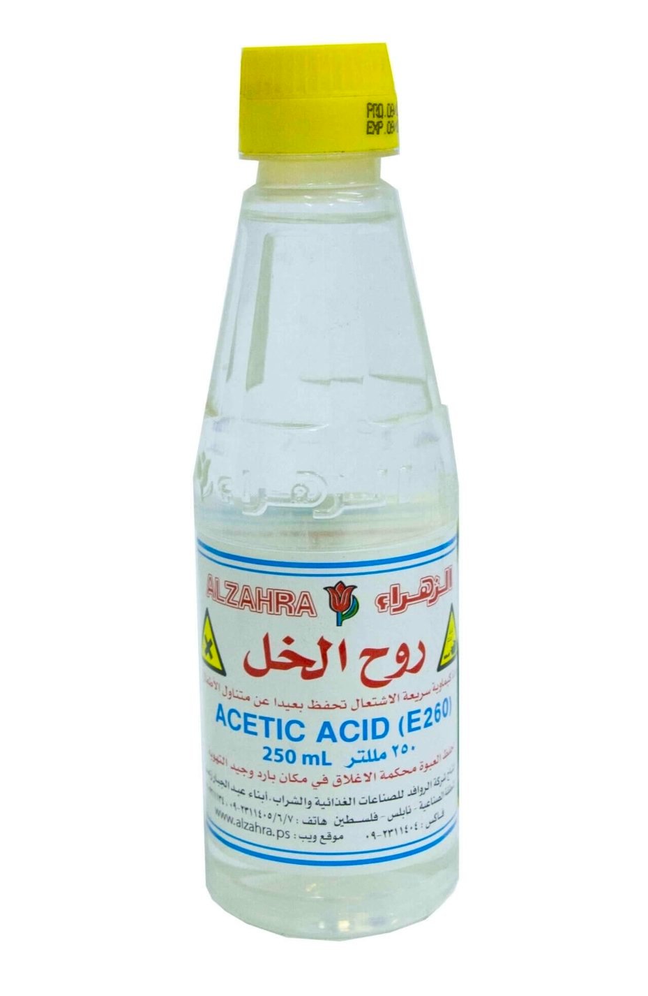 ACETIC ACID (E260) ● 250 mL.
روح الخل