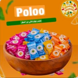 Poloo Sugar Free Candies Flavor Coated Sweets 100 grams  ملبس بولو كريستال خالي من السكر