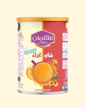 KARAK TEA MOHAMAD SAMMAN WITH PEACH FLAVOR 650 grams  شاي كرك السمان بنكهة الدراق