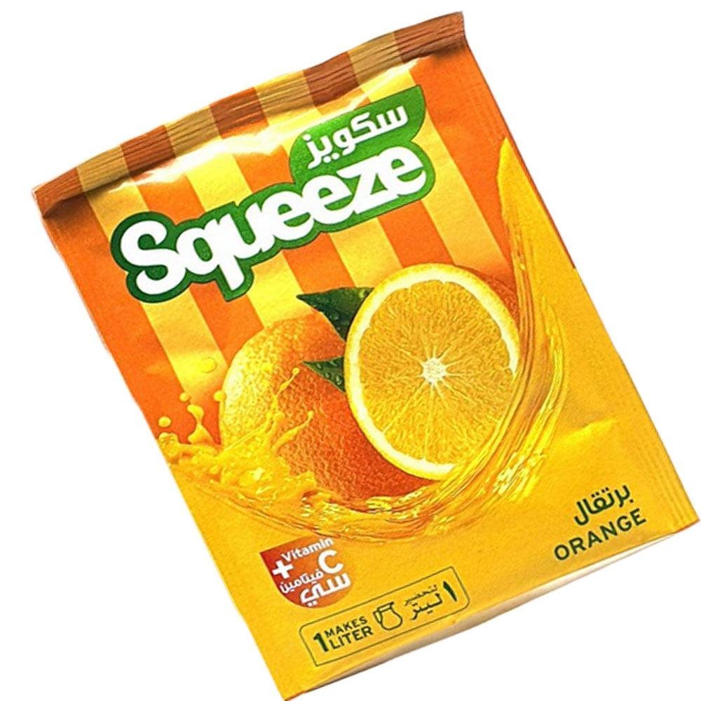Squeeze Instant Drink Orange + Vitamin C ● 300 grams
سكويز شراب سريع التحضير بطعم البرتقال
