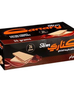 Canary Wafer with Chocolate Cream 24 x 65g    كناري ويفر بكريمة الكاكاو