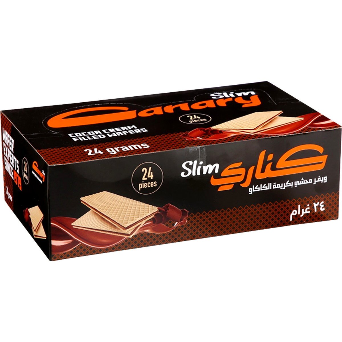 Canary Wafer with Chocolate Cream 24 x 65g كناري ويفر بكريمة الكاكاو